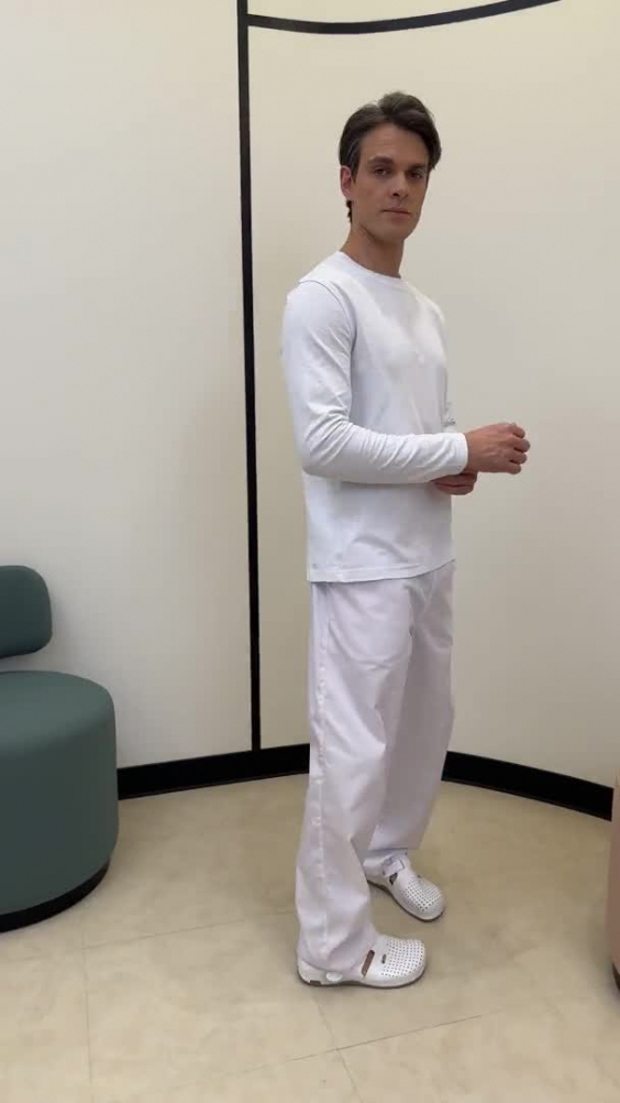 Брюки Эйч-Лайн (H-Line) мужские белые